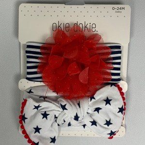 Okie Dokie‎ bowband set. NWT